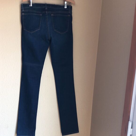 J Brand low rise Torn Dark Vintage Jeans distressed on front, whiskering 29 Nice - Picture 2 of 13
